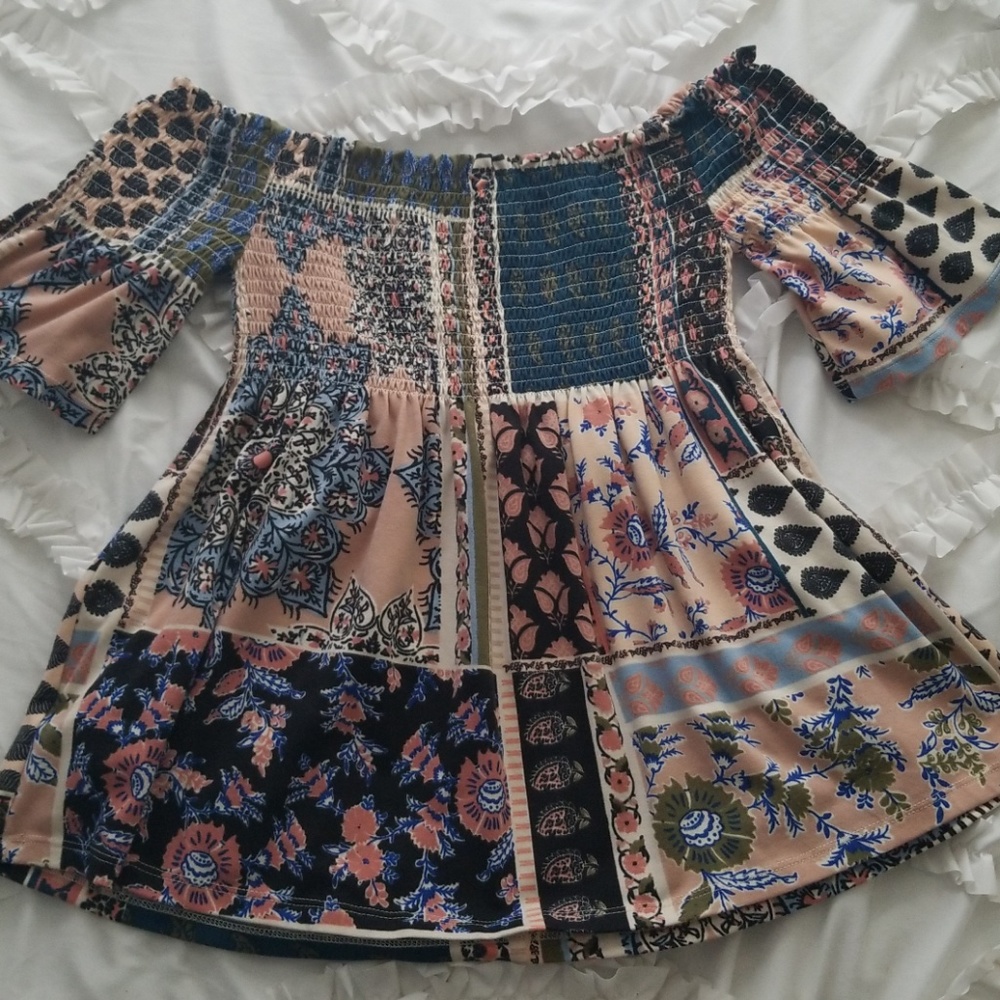 Off the shoulder blouse